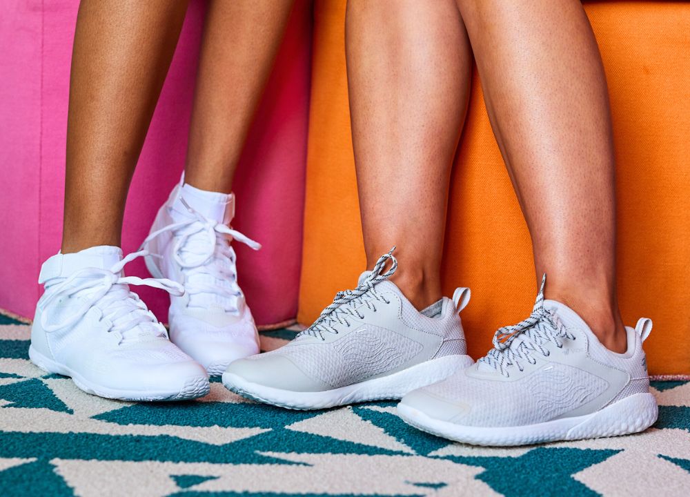 cheer shoes and dance shoes