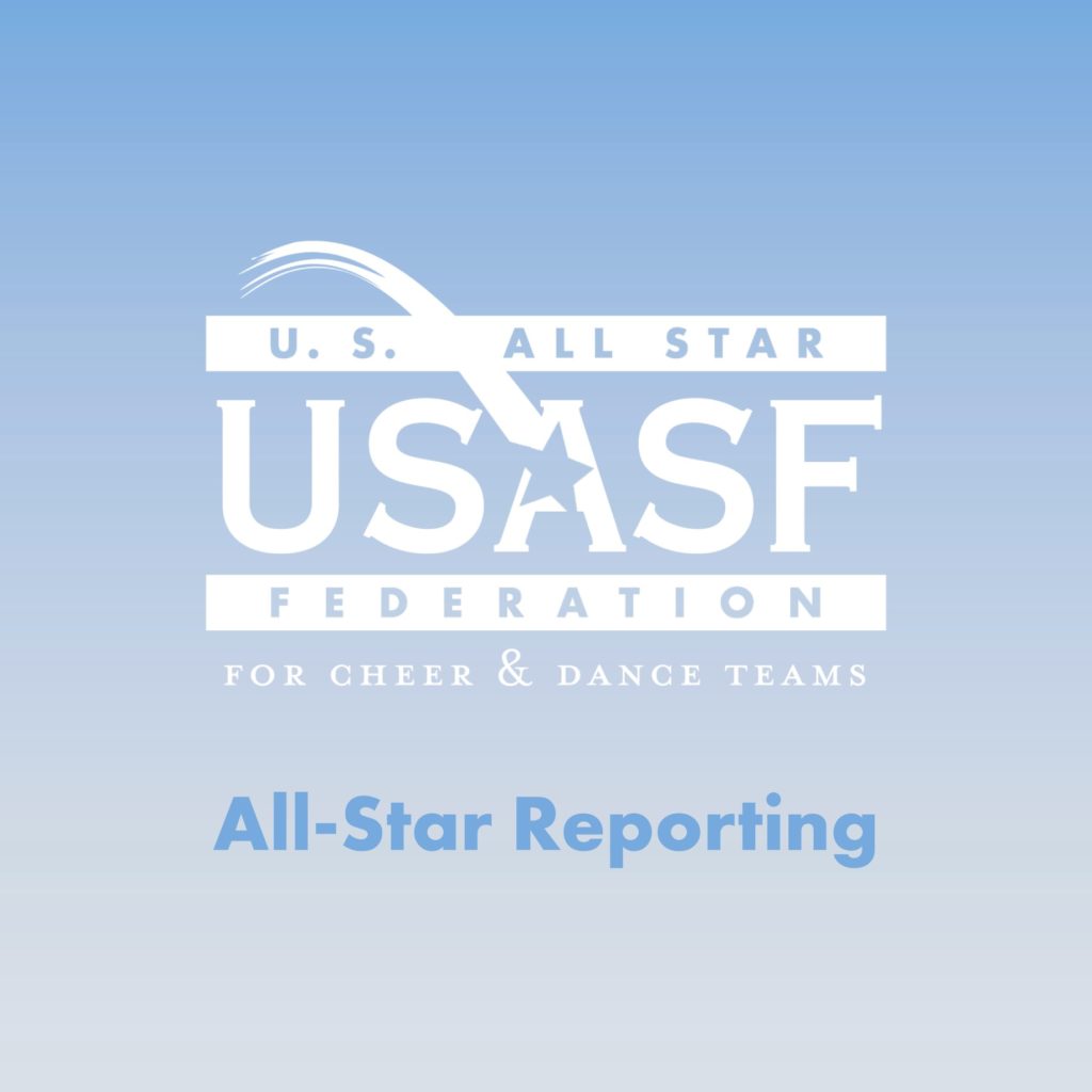 USASF All-Star Reporting Resources